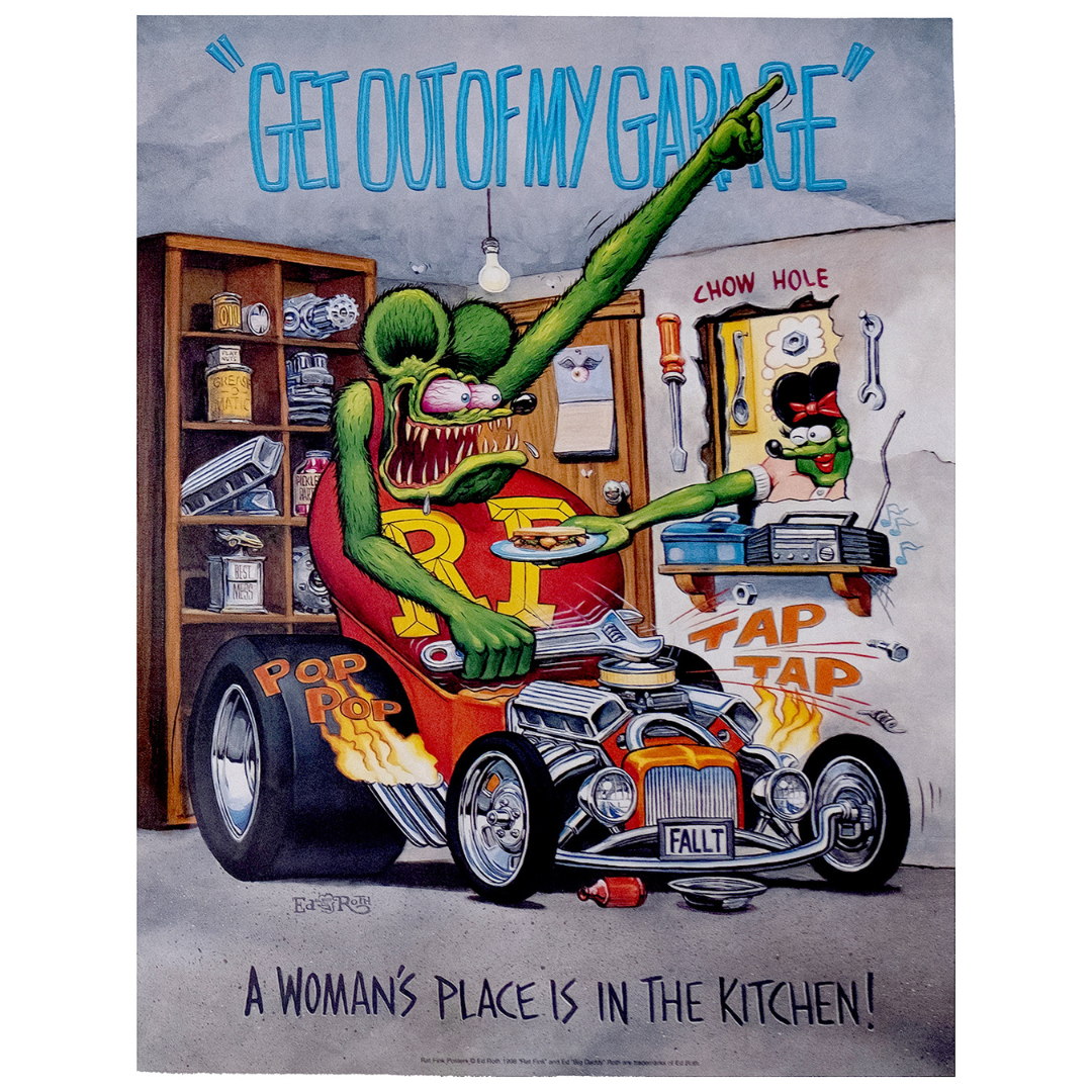 GET OFF MY GARAGE POSTER